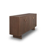 Mercana Varenna Sideboard Dark Brown Angled Side View