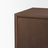 Mercana Varenna Sideboard Dark Brown Top Mango Wood Corner