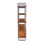 HTD Verbania 75" Acacia Wood Bookshelf side view 
