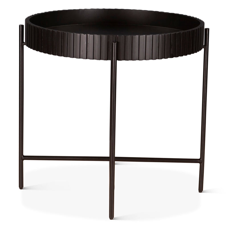 Verbania Nesting Tray Tables FVE-NT29BLK single tray view 