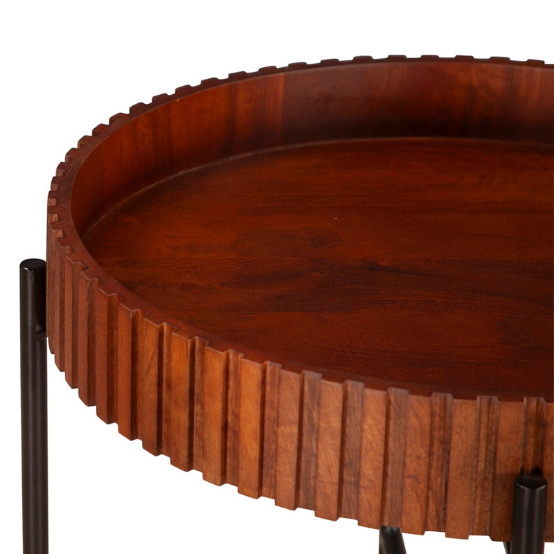 Verbania Nesting Tray Tables FVE-NT29PB overhead view 