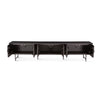 Verbania Plasma Cabinet FVE-PC98BLK open door view 