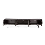Verbania Plasma Cabinet FVE-PC98BLK open door view 