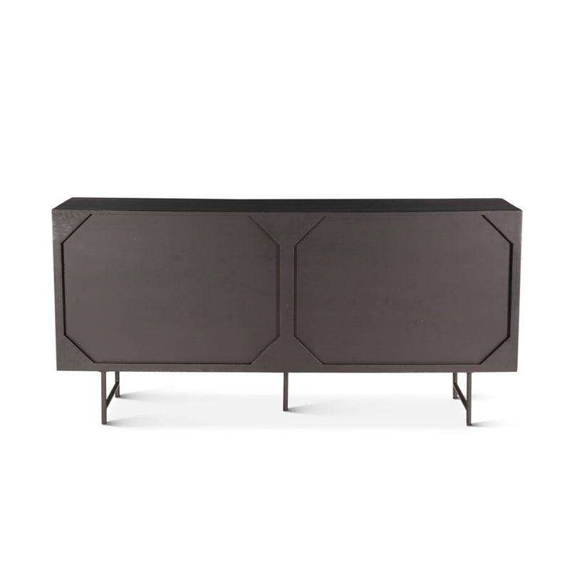 Verbania Sideboard FVE-SB67BLK back view 