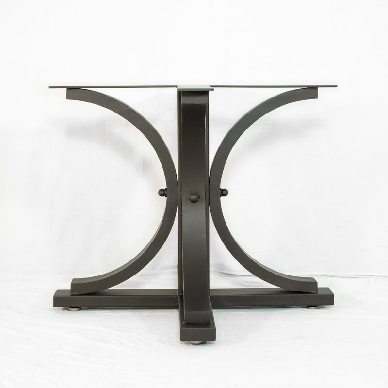 Vestal Iron Dining Table Base - Alternate Side View