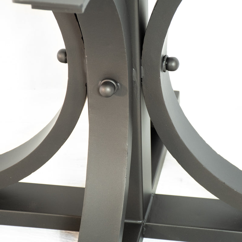 Vestal Iron Dining Table Base - Pedestal Detail Shot Alternate