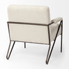 Mercana Vicunya Accent Chair  angled back view 