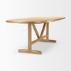 Mercana Viktor Dining Table angled side view 