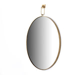 Vina Mirror Antique Brass Angled View 101580-002