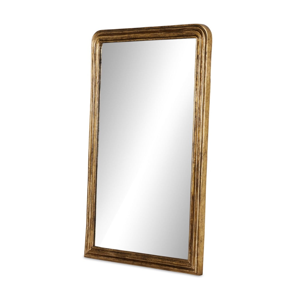Four Hands Vintage Louis Floor Mirror angled view 