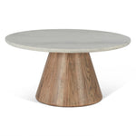 Vista Coffee Table - White Travertine