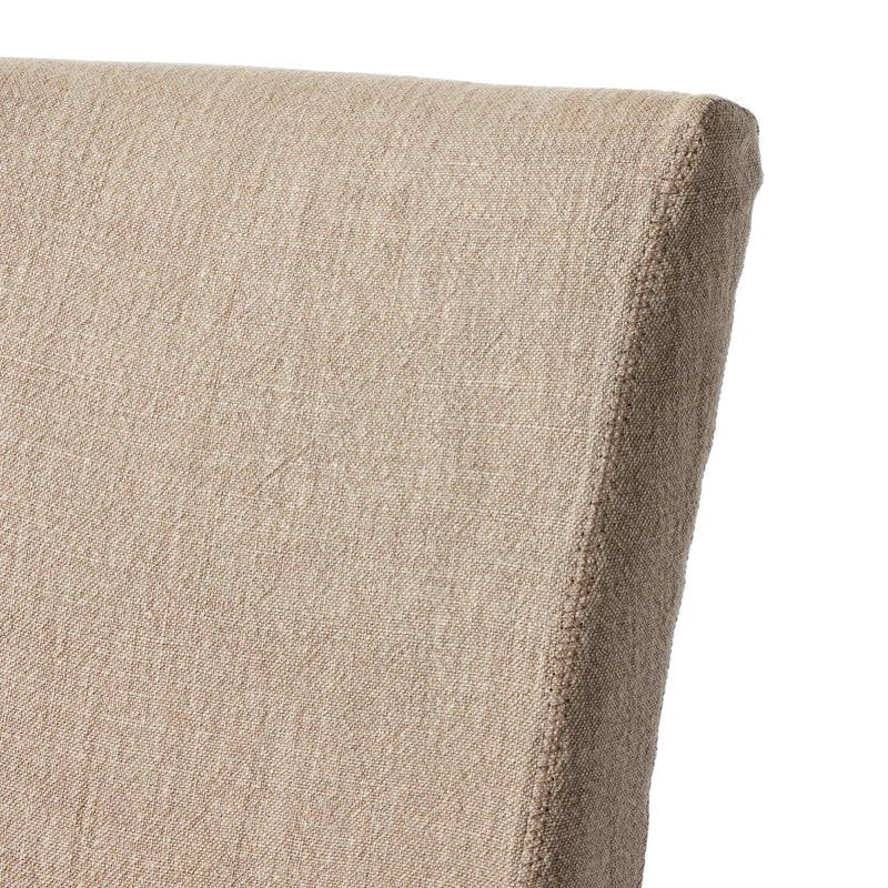 Vista Dining Chair Broadway Canvas Backrest Corner Detail Four Hands