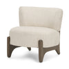 Mercana Vyra Accent Chair Cream Angled View 71017