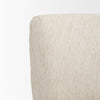 Mercana Vyra Accent Chair Cream Fabric Detail