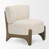 Mercana Vyra Accent Chair Cream Angled View