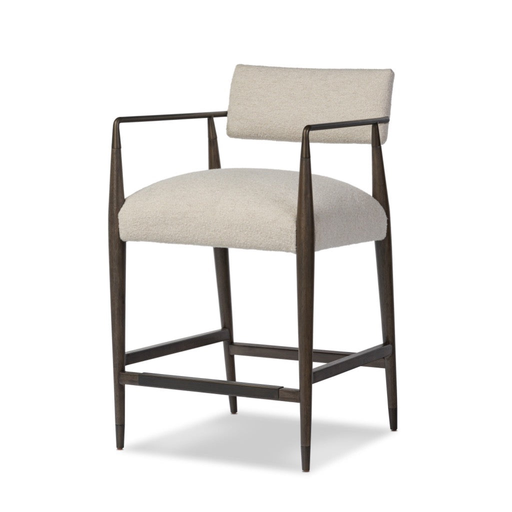 Four Hands Waldon Stool angled view 