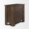 Mercana Wallen Accent Cabinet angled side view 