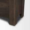 Mercana Wallen Cabinet Dark Brown Mango Wood Legs