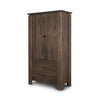 Mercana Wallen Cabinet Dark Brown Angled View 71008