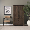 Mercana Wallen Cabinet Dark Brown Staged View 71008
