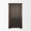 Mercana Wallen Cabinet Dark Brown Back View