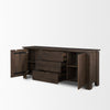 Wallen Sideboard 71010 angled open drawer view 