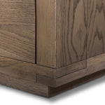 Warby 6 Drawer Dresser Worn Oak Veneer Base Detail 235361-002