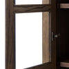 Warby Cabinet Worn Oak Veneer Cabinet Glass Detail 236406-002