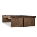 Warby Coffee Table Worn Oak Veneer Angled View 235178-002
