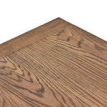 Warby Coffee Table Worn Oak Veneer Top Corner Graining Detail 235178-002