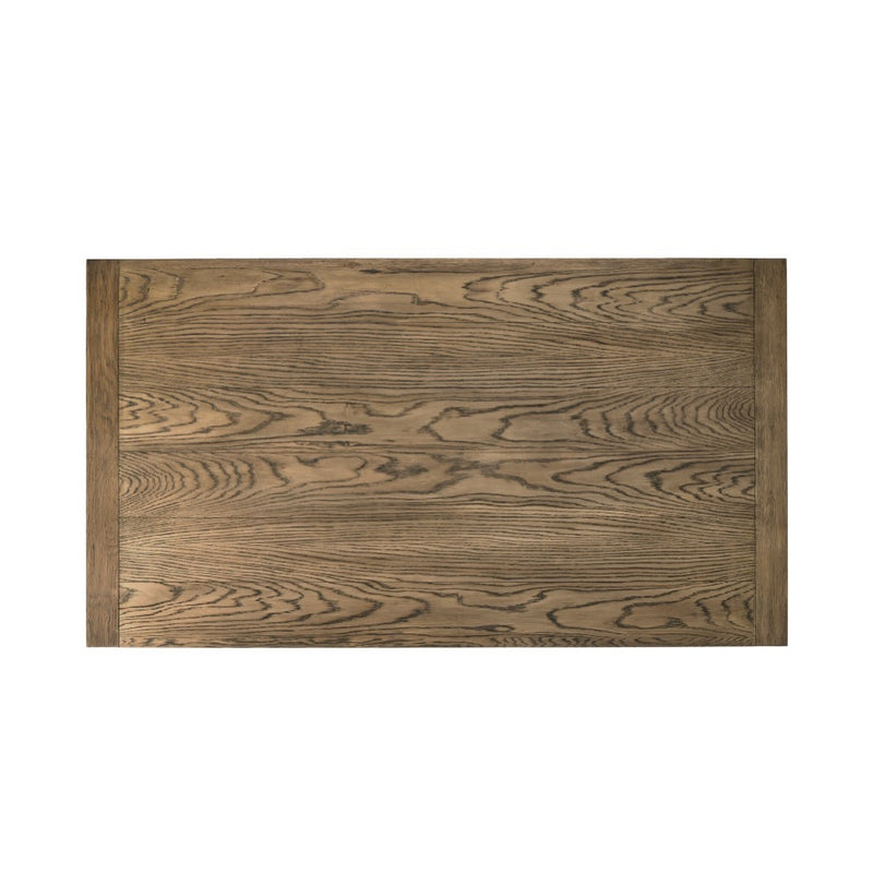 Warby Coffee Table Worn Oak Veneer Top View 235178-002