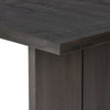 Warby Dining Table Worn Black Oak Veneer Corner Detail 235116-003