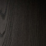 Warby Dining Table Worn Black Veneer Oak Detail 235116-003