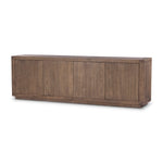 Warby Sideboard Worn Oak Angled View Four Hands