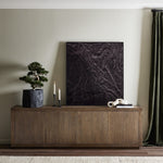 Warby Sideboard Worn Oak Staged View in Living Room 235117-002