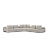 Mercana Warner 3 Piece Sofa long both sides sectional 