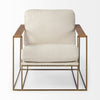 Mercana Watson Accent Chair Cream Front Facing View