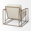 Mercana Watson Accent Chair Cream Angled View