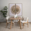 Mercana Welborn Dining Table Light Brown Staged View