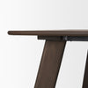 Mercana Welborn 72" Dining Table Dark Brown Mango Wood Tabletop 71057-AB