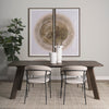 Mercana Welborn 72" Dining Table Dark Brown Staged View