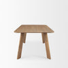 Mercana Welborn 84" Dining Table Light Brown Side View