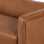 Wellborn Sofa Palermo Cognac Top Grain Leather Armrest 237923-002