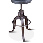 Wellington Adjustable Stool FWE-SL1-BL leg base view 