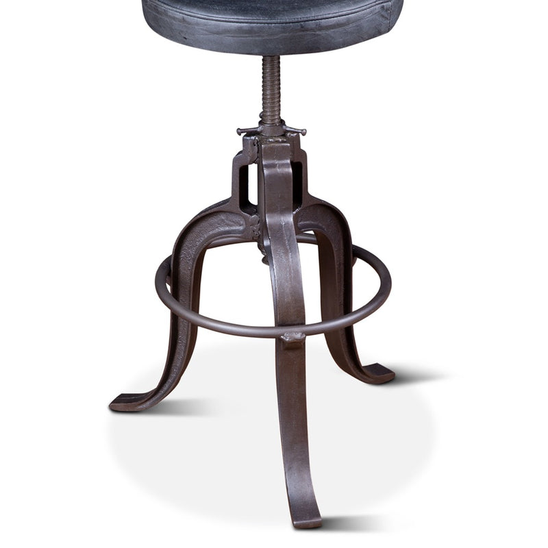 Wellington Adjustable Stool FWE-SL1-BL leg base view 