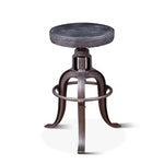 Wellington Adjustable Stool FWE-SL1-BL full view 