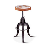 HTD Wellington Adjustable Stool angled view 