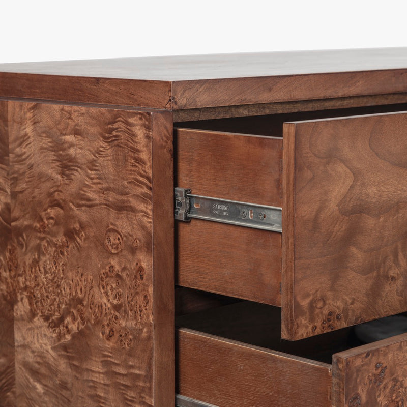 Wesley Burl 6-Drawer Dresser - Dark Burl Wesley Burl 6-Drawer Dresser - Dark Burl