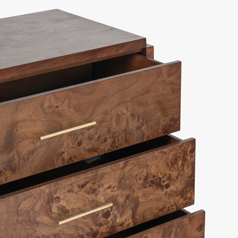 Wesley Burl 6-Drawer Dresser - Dark Burl Wesley Burl 6-Drawer Dresser - Dark Burl