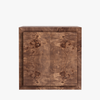 Co.House Designs Wesley Burl Plinth Dark Brown Top View